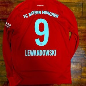 Men’s Adidas Soccer Jersey FC Bayern Lewandowski